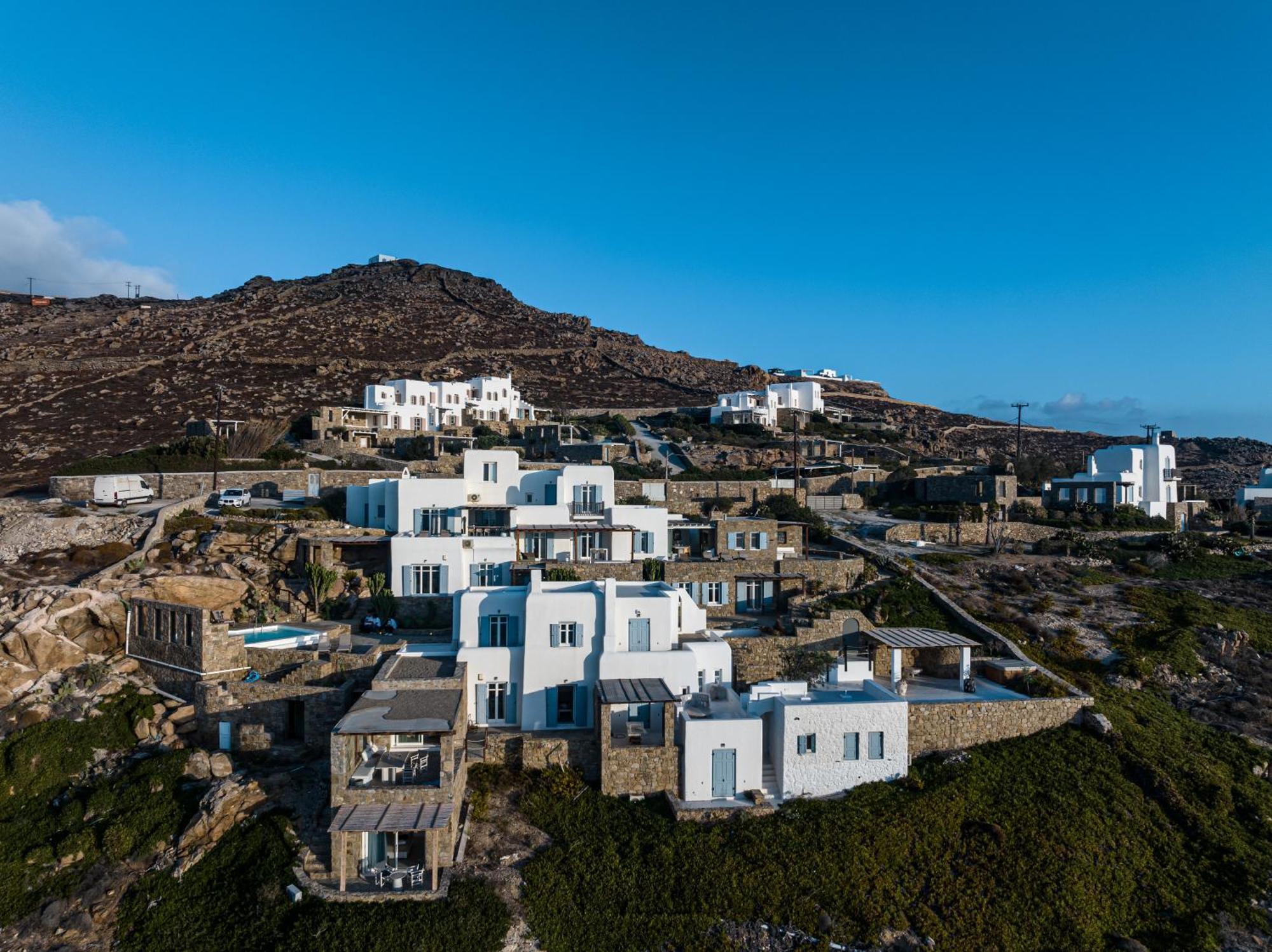 White Rock Suites & Villas Houlakia  Bagian luar foto