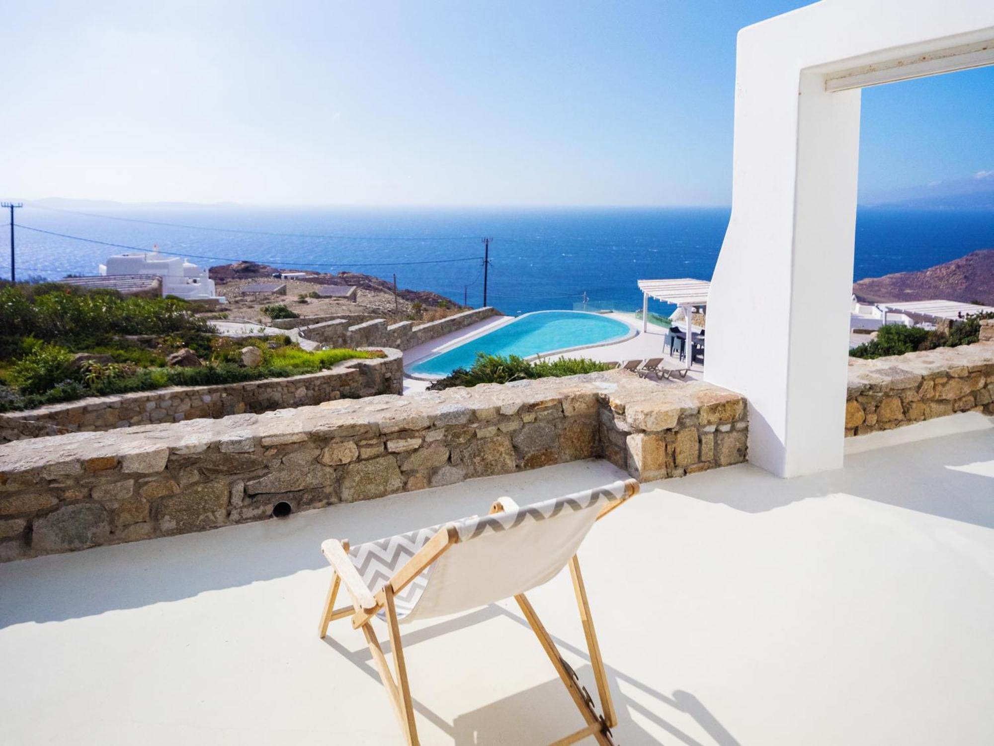 White Rock Suites & Villas Houlakia  Bagian luar foto